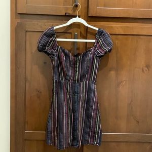 GB Gianni Bini button front striped dress